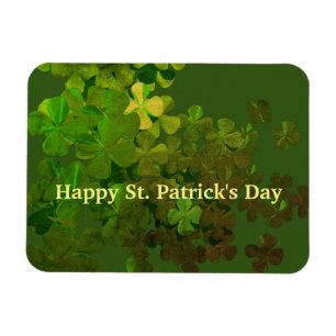 Imán Feliz Día de San Patricio, personalizado
