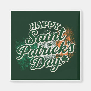 Imán Feliz día de San Patricio vintage