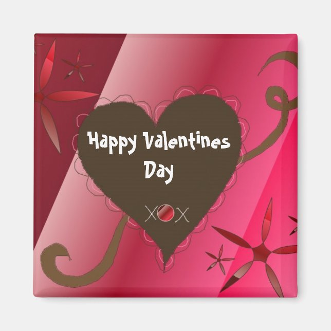 Imán Feliz Día de San Valentín (Frente)