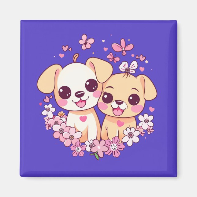 Imán ¡Feliz Día de San Valentín! (Frente)