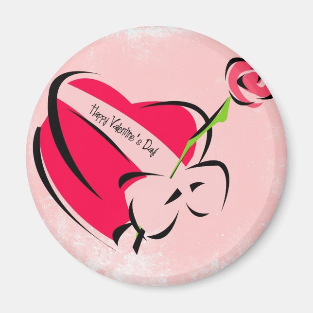 Imán Feliz Día de San Valentín (Frente)