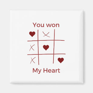 Imán Feliz Día de San Valentín 2023 Ideas - Ganaste mi