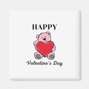 Imán Feliz día de San Valentín 2023 - Imágenes de Panda