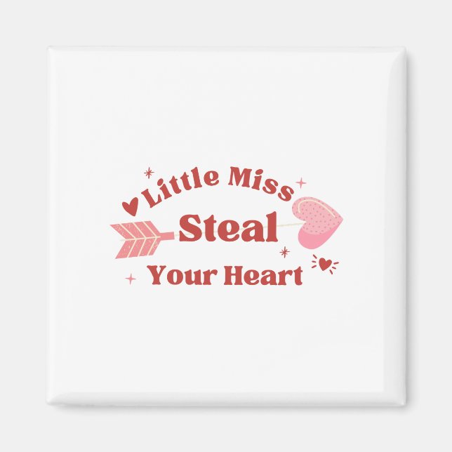 Imán Feliz Día de San Valentín 2023 - Me robas el coraz (Frente)