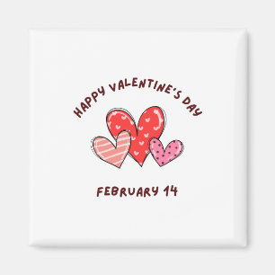 Imán Feliz Día de San Valentín 2023 - San Valentín 14 d