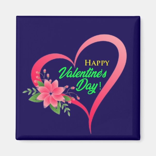 Imán Feliz Día de San Valentín-53816 (Frente)