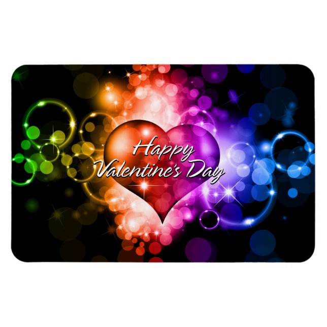 Imán Feliz Día de San Valentín 5A Magnet Premium (Horizontal)