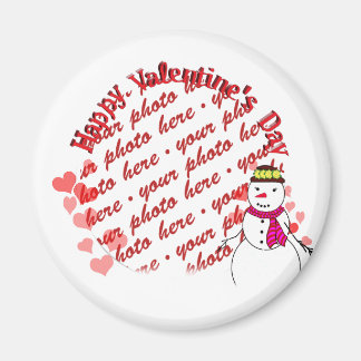 Imán Feliz Día de San Valentín, Chica de Snowy