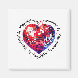 Imán Feliz día de San Valentín divertida coqueta pelota