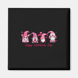Imán Feliz día de San Valentín Gnomo con corazón Cute G