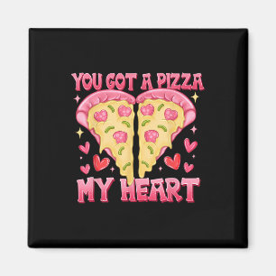 Imán Feliz Día de San Valentín, Pizza Lover, Tienes Una