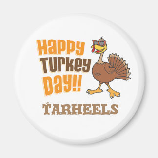 Imán Feliz Día de Turquía Tarheels NC