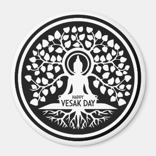 Imán Feliz Día de Vesak
