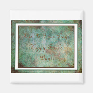 Imán ¡Feliz Día del Jefe, imán!