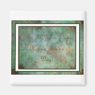 Imán ¡Feliz Día del Jefe, imán!