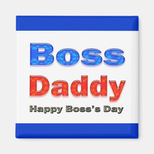Imán Feliz Día del Jefe papá