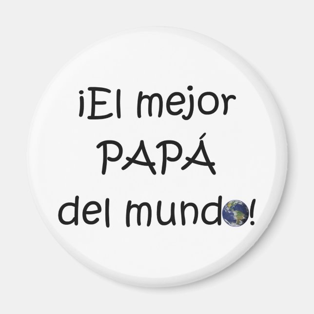 Imán ¡Feliz día del padre! (Frente)