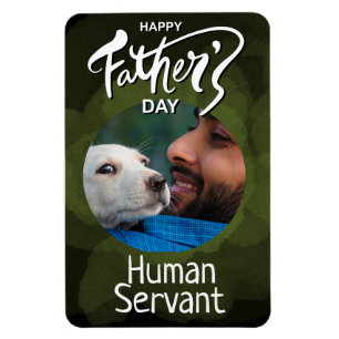 Imán Feliz Día del Padres Personalizado de sirvientes h