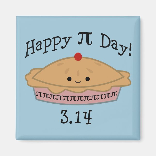 Imán ¡Feliz Día Del Pi! (Frente)