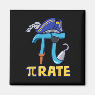 Imán Feliz Día del Pi Niños Piratas Math Maestros Mamáe