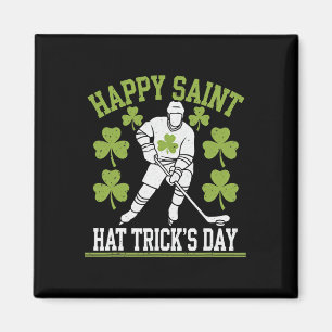 Imán Feliz día del sombrero santo de tres tantos día de