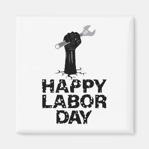 Imán Feliz Día del Trabajo