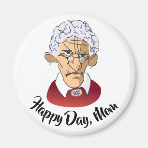Imán Feliz día, humor del día de la madre