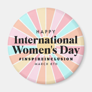 Imán Feliz Día Internacional de la Mujer 8 de marzo