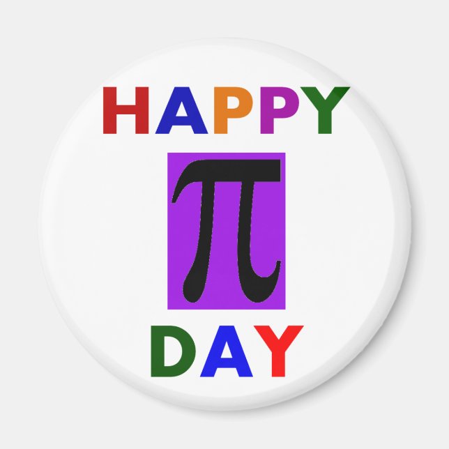 IMÁN FELIZ DÍA PI (Frente)