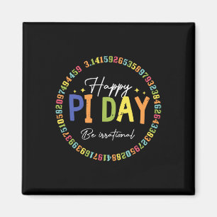 Imán Feliz Día Pi Gracioso Math Lover Teacher 3.14 Pi N