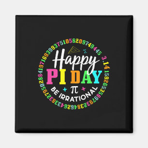 Imán Feliz Día Pi Gracioso Math Lover Teacher 3.14 Pi N