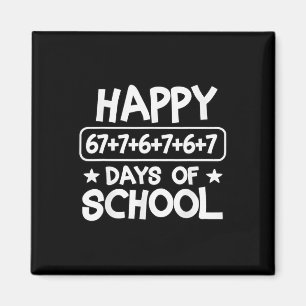 Imán Feliz ecuación matemática de 100 días Meme escolar