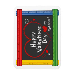 Imán ¡Feliz El día de San Valentín de Maestros!