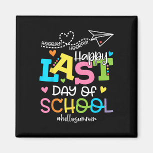 Imán Feliz El Último Día De La Escuela Hola Estudiantes
