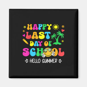 Imán Feliz El Último Día De La Escuela Hola Estudiantes