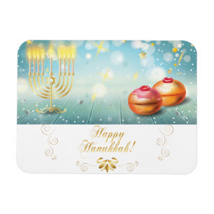 Imán Feliz Festival de Hanukkah decoración festiva