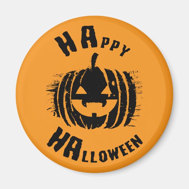 Imán Feliz Fiesta de Halloween (Frente)