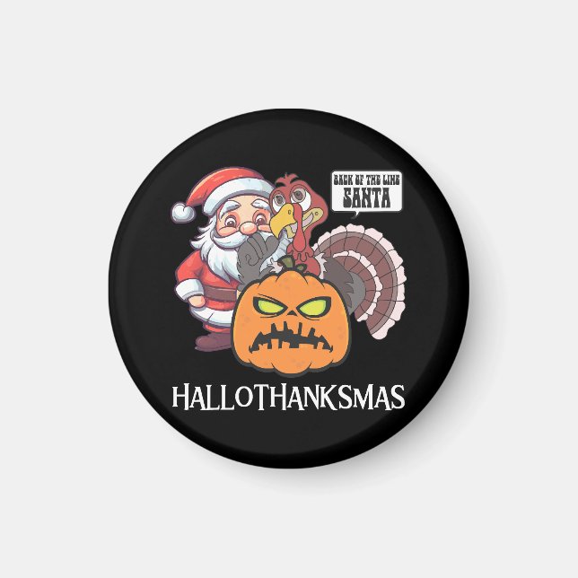 Imán Feliz Hallothanksmas (Frente)