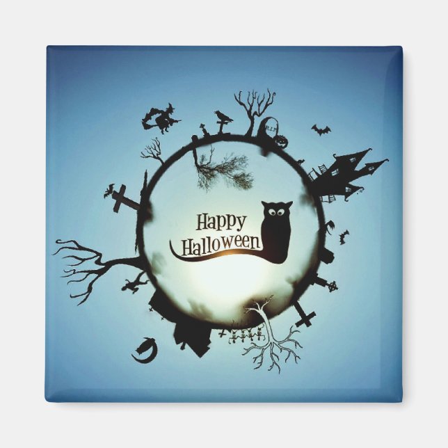 IMÁN ¡FELIZ HALLOWEEN! (Frente)