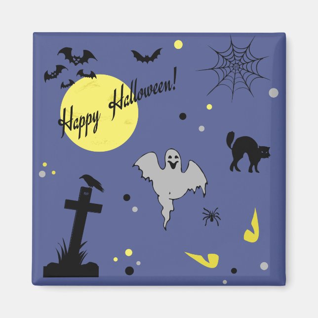 Imán Feliz Halloween (Frente)