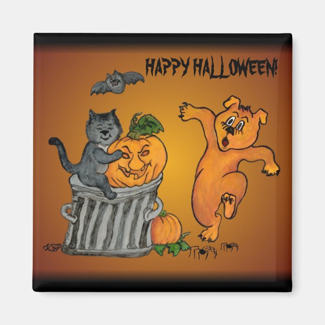 Imán ¡Feliz Halloween! 5 (Frente)