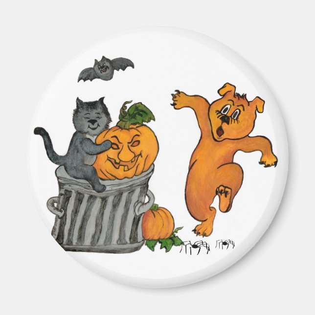 Imán ¡Feliz Halloween! 5 (Frente)