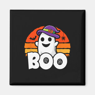 Imán Feliz Halloween - Breve Bruja fantasma - Boo - Gra