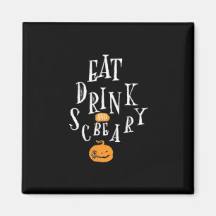 Imán Feliz Halloween Come Bebe Y Sé Espantoso Moderno