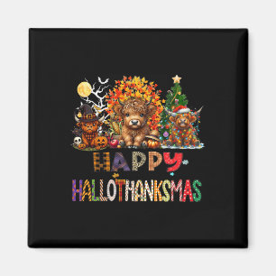 Imán Feliz Halloween Día de Acción de Gracias Navidad V