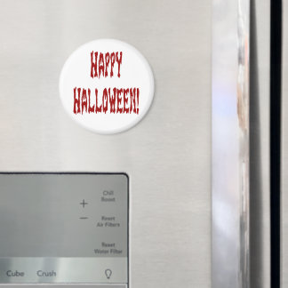 Imán Feliz Halloween Gore Textos