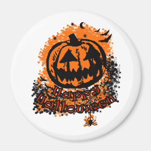 Imán Feliz Halloween Jack O Lantern