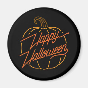 Imán Feliz Halloween Neon Magnet