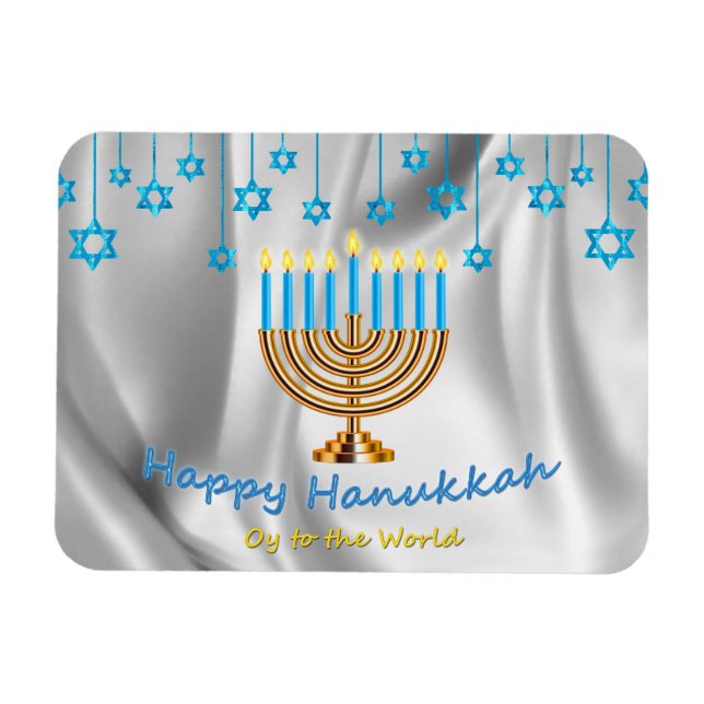Imán Feliz Hanukkah (Horizontal)
