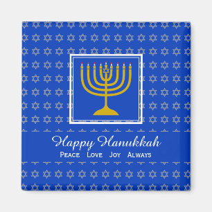 Imán FELIZ HANUKKAH Paz Amor Alegría Alegría Personaliz